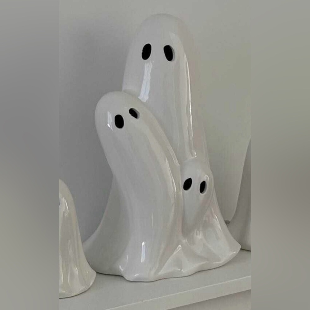 White Ceramic Ghost